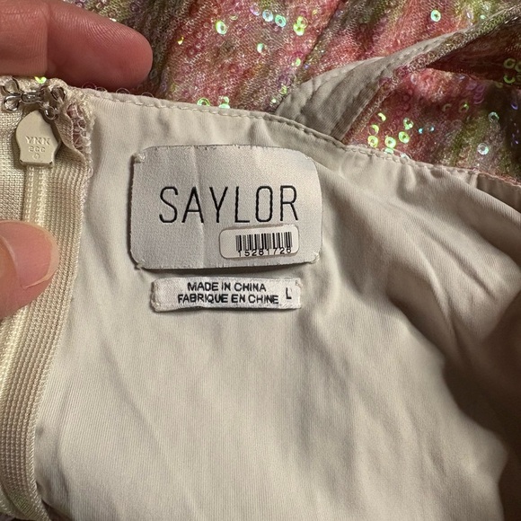 GUC Saylor- Faena Sequin Halter Dress. Size L - Picture 6 of 10